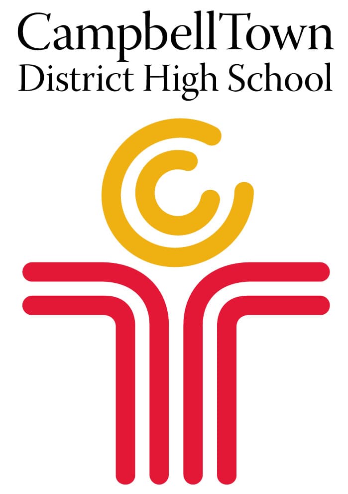 Campbell Town District High School logo.